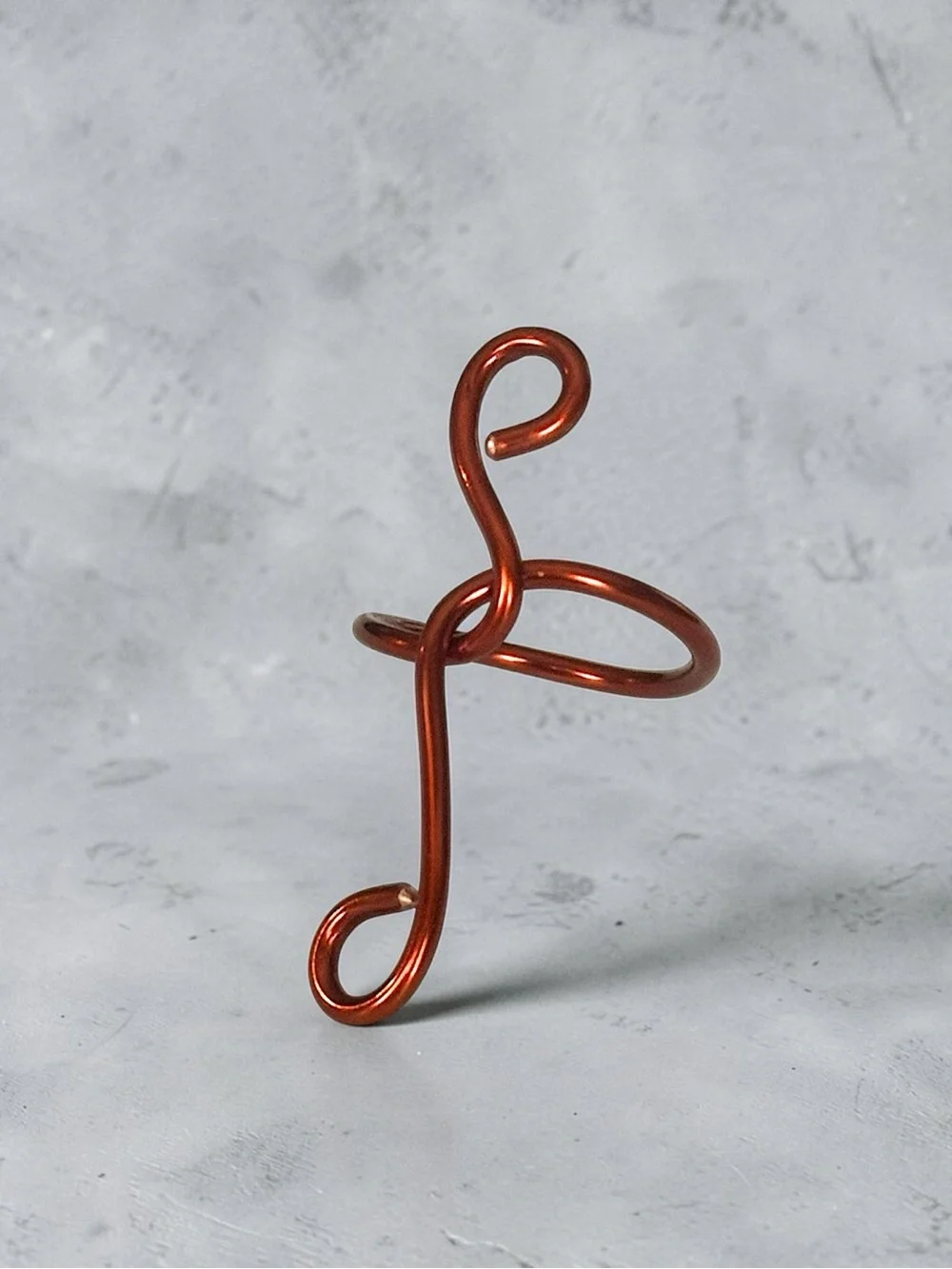 5 For $25💫Handcrafted Alternative Copper Colored Swirl Wire Ring